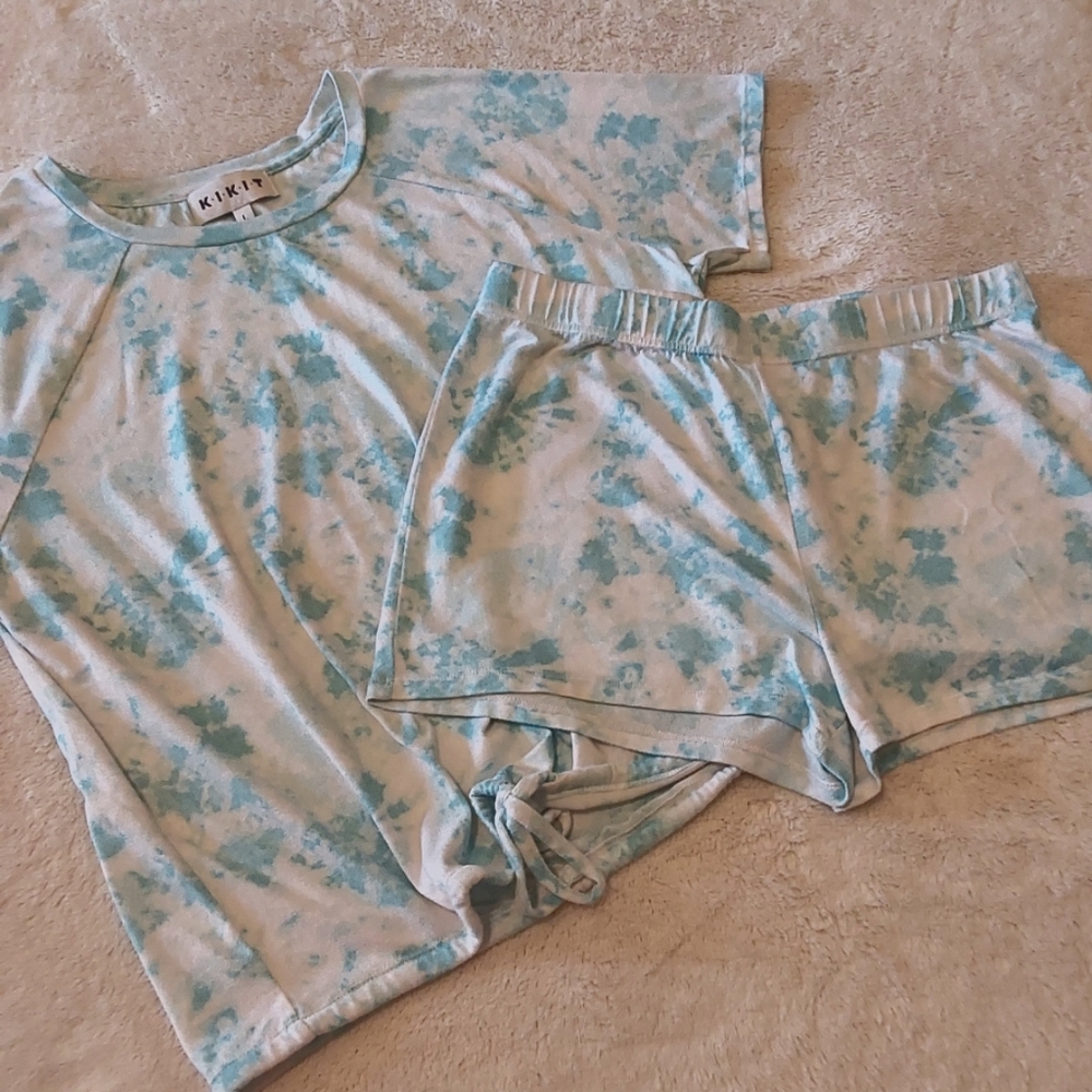🌺 Like New Kikit Shortie Pajama Set